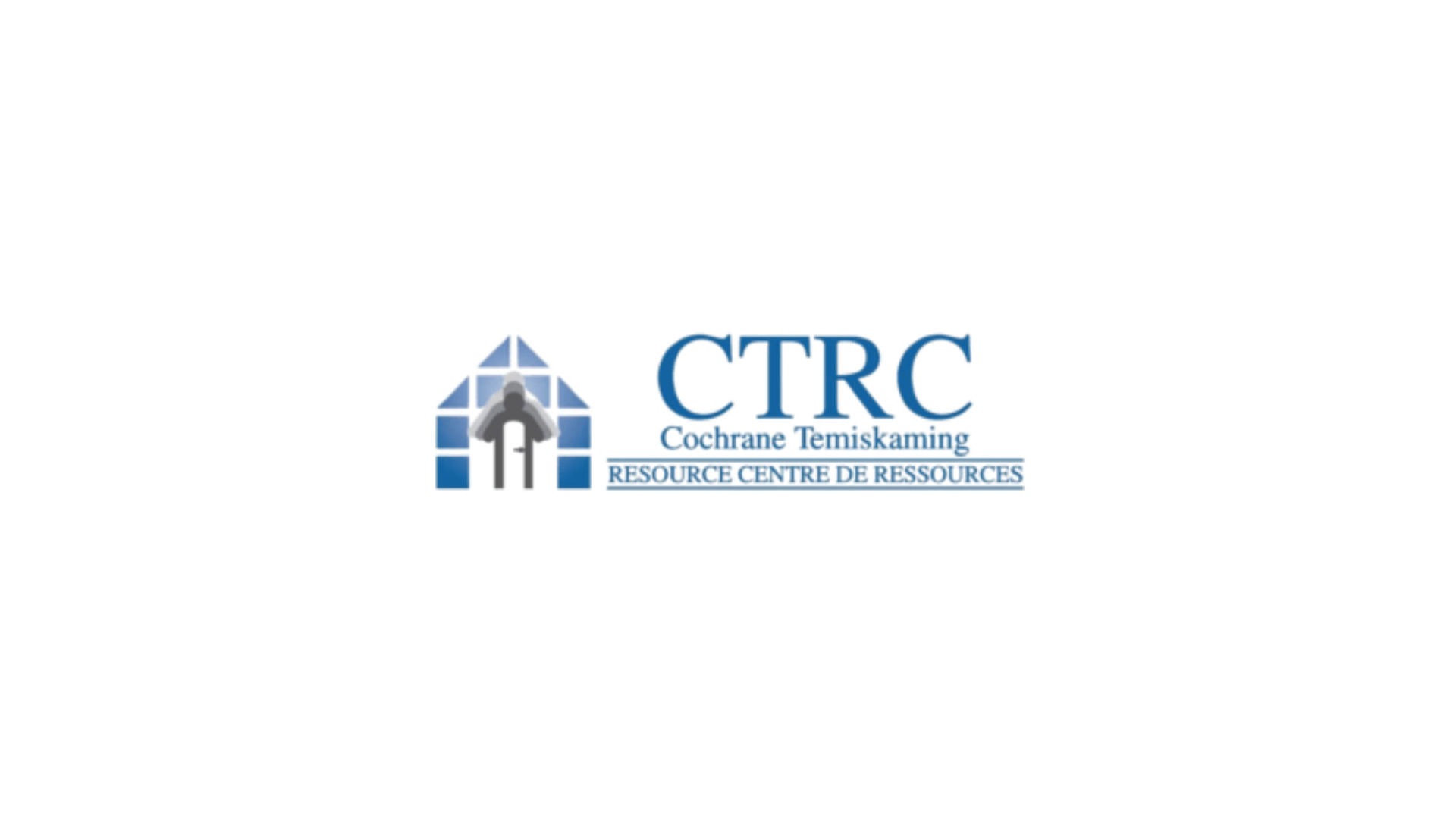 Timmins Care The logo for Cochrane Temiskaming Resource Centre (CTRC) featuring a stylized house with two abstract people figures and the text "Cochrane Temiskaming Resource Centre de Ressources. Cochrane District Social Services Administration Board