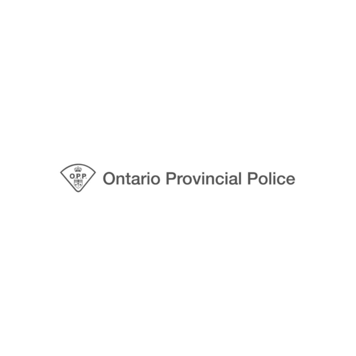 Timmins Care Ontario Provincial Police logo featuring a black and white shield with "OPP" letters. Cochrane District Social Services Administration Board